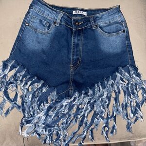 Blue Jean Shorts